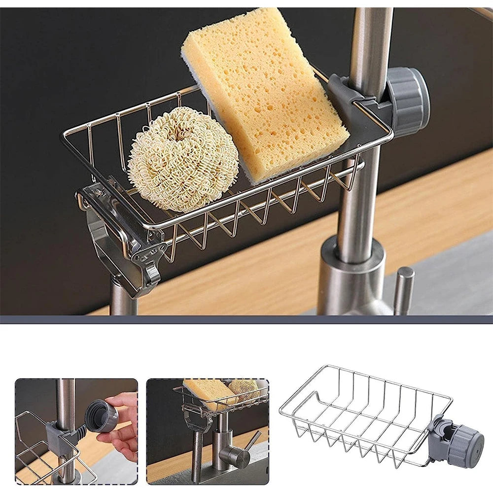 Nestlyra Rotating Faucet Sink Caddy