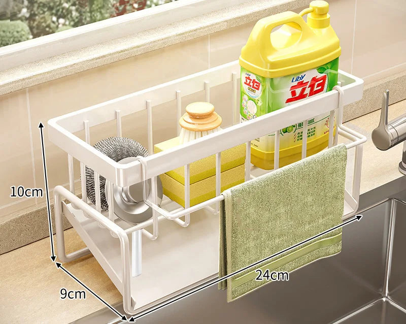 Nestlyra Tap-Mounted Sink Organizer