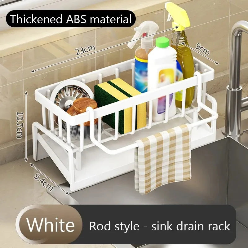 Nestlyra Multi-Use Sink Drain Rack Organizer