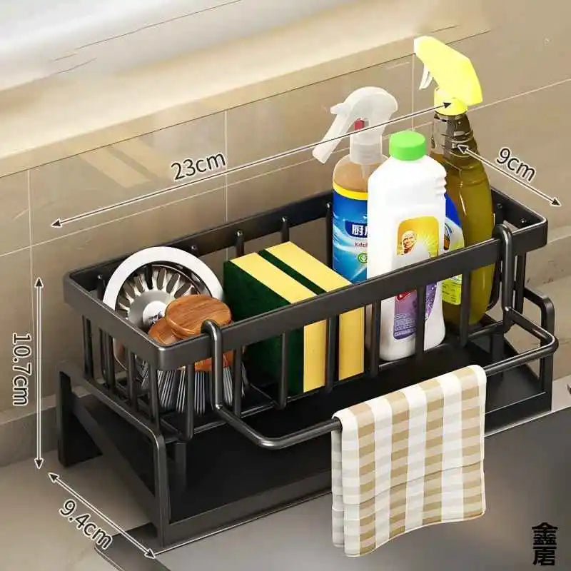 Nestlyra Compact Tap-Mounted Spice Shelf