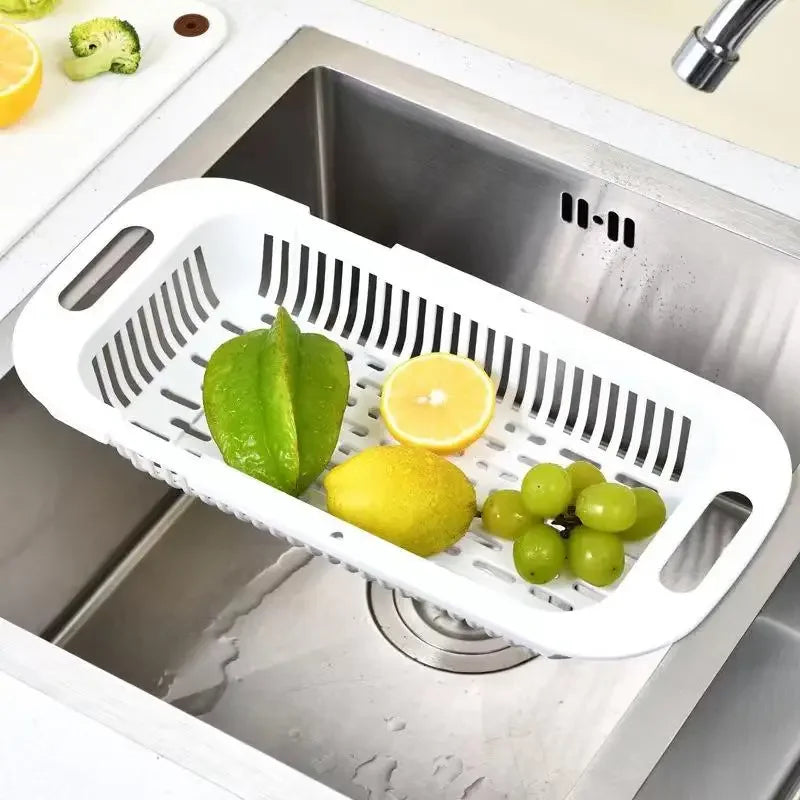 Nestlyra Adjustable Telescopic Sink Drain Rack