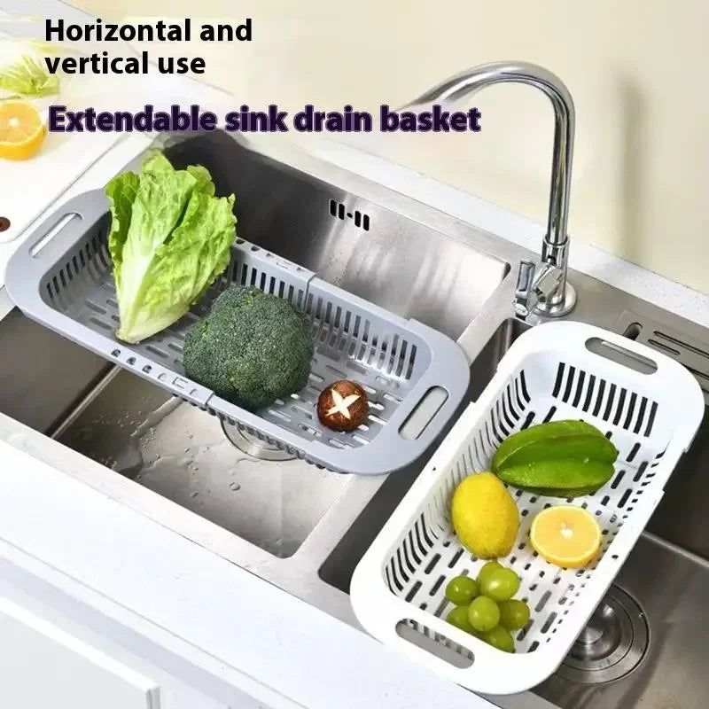 Nestlyra Adjustable Telescopic Sink Drain Rack