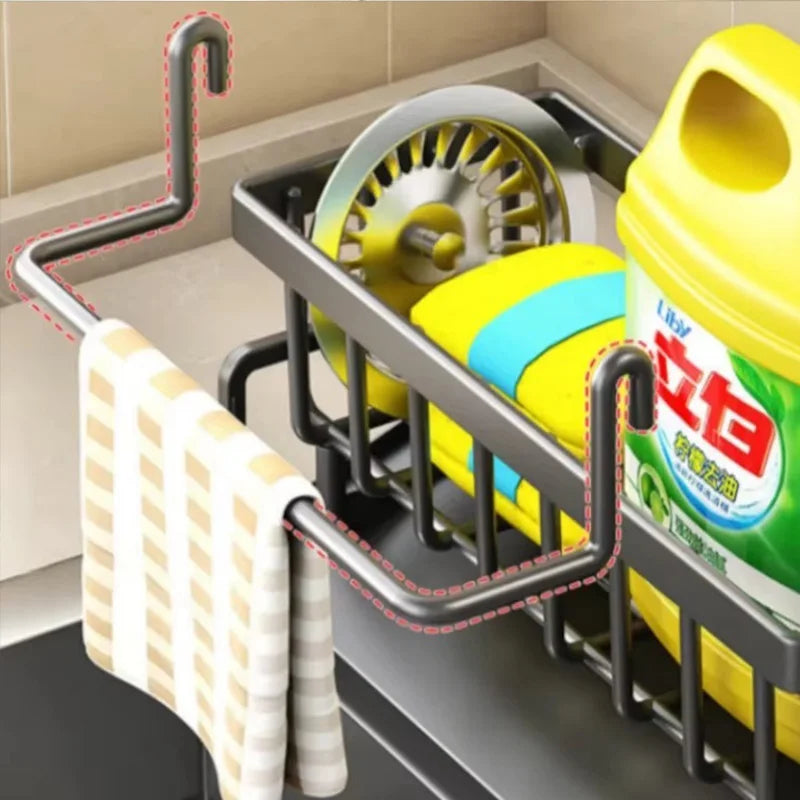 Nestlyra Tap-Mounted Sink Organizer