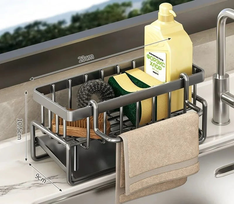 Nestlyra Tap-Mounted Sink Organizer