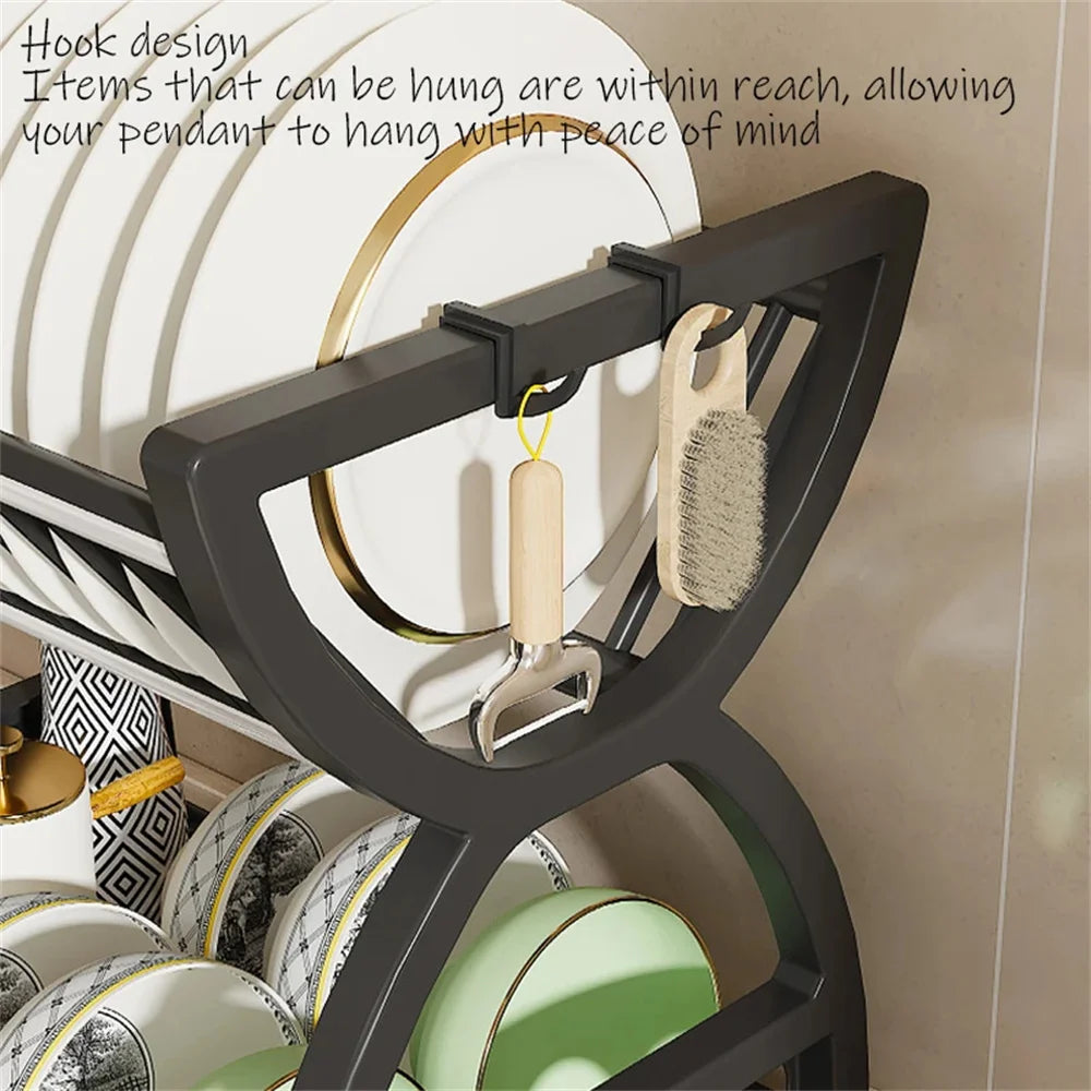 Nestlyra 2-Tier Dish & Bowl Storage Rack