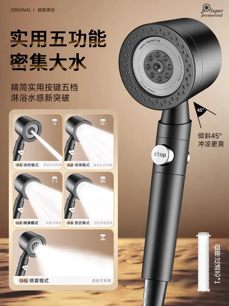 Nestlyra 6-Mode High-Pressure Shower Head