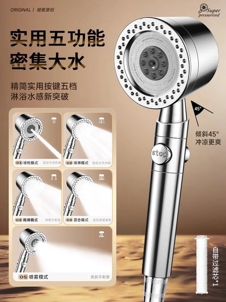 Nestlyra 6-Mode High-Pressure Shower Head