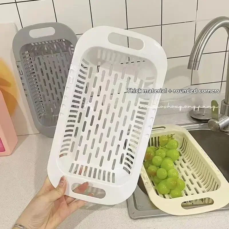 Nestlyra Adjustable Telescopic Sink Drain Rack