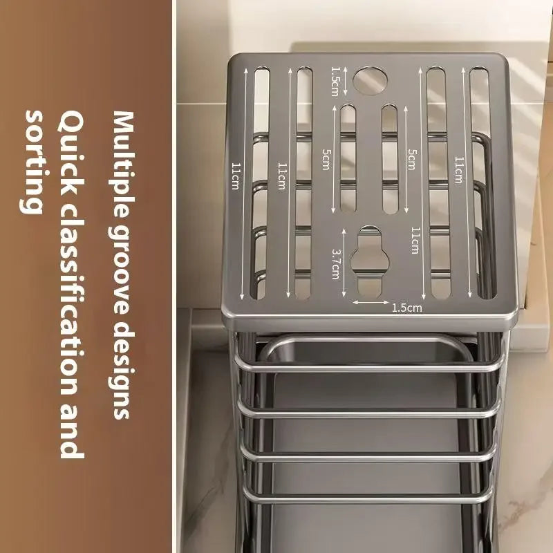 Nestlyra Countertop Dish & Knife Organizer