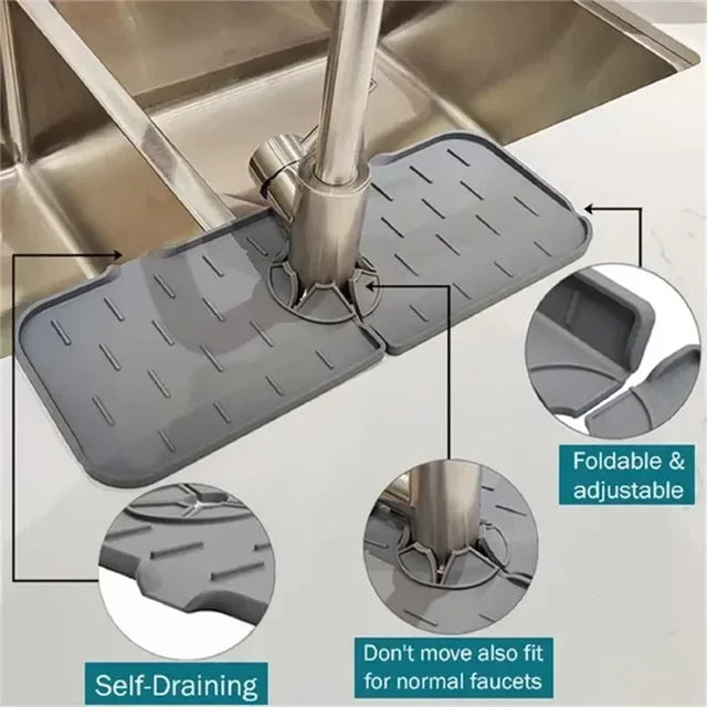 Nestlyra Silicone Faucet Splash Mat
