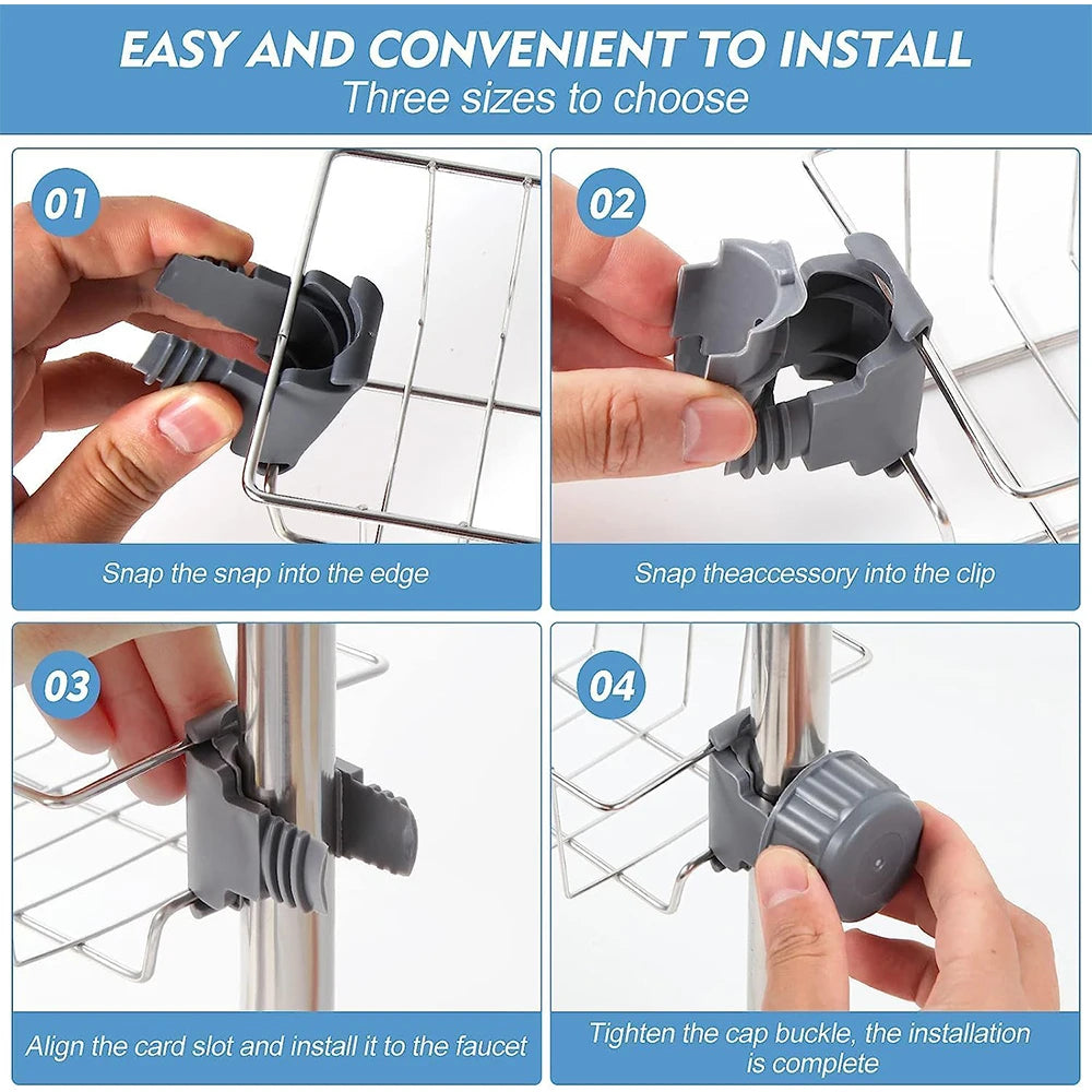 Nestlyra Rotating Faucet Sink Caddy