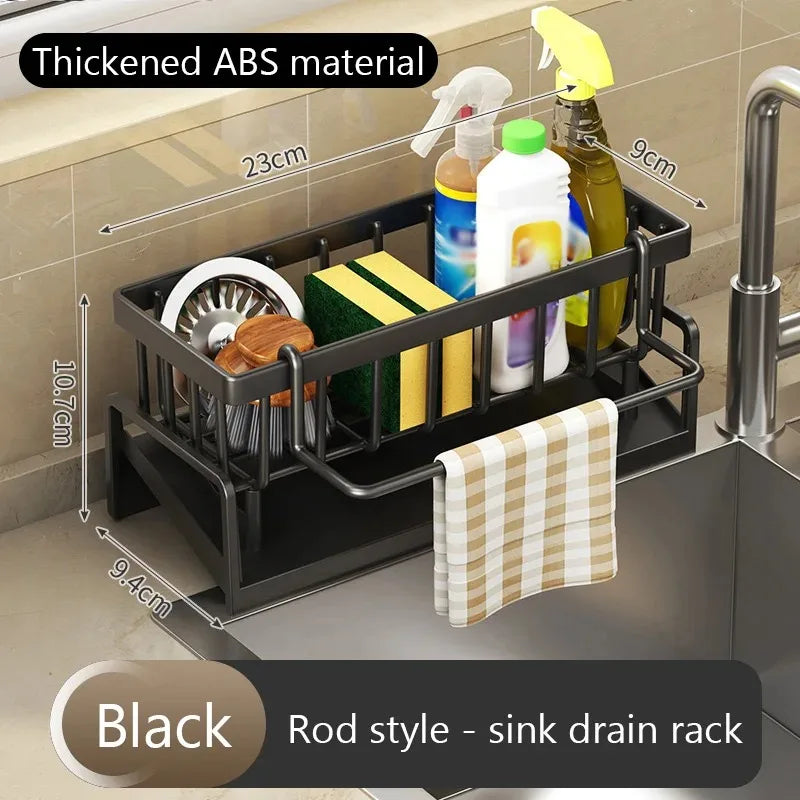 Nestlyra Multi-Use Sink Drain Rack Organizer