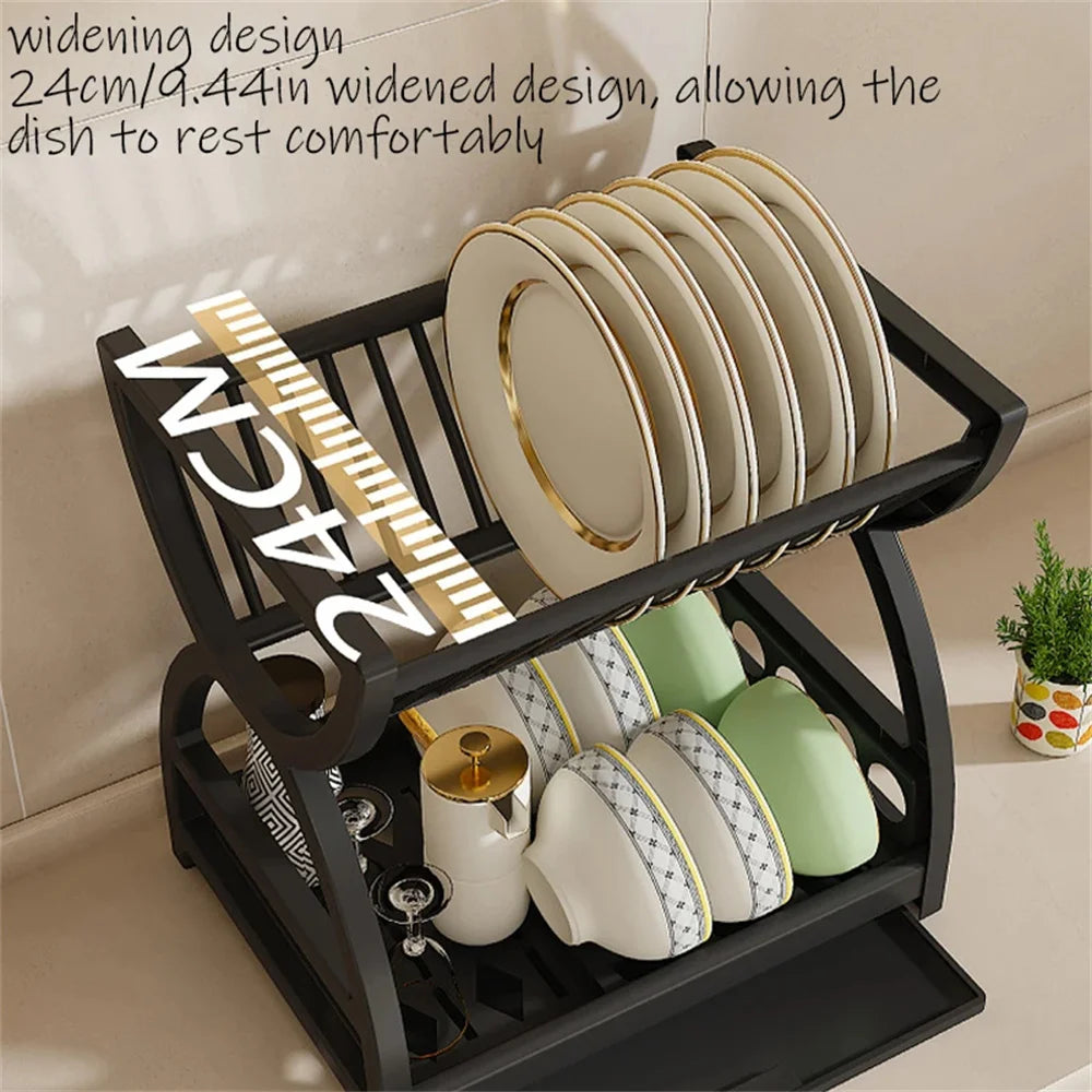 Nestlyra 2-Tier Dish & Bowl Storage Rack