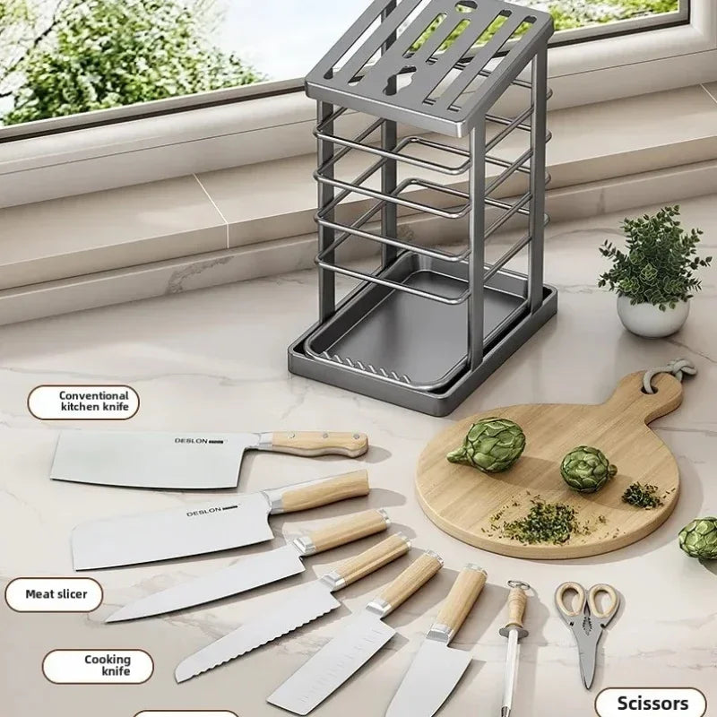 Nestlyra Countertop Dish & Knife Organizer