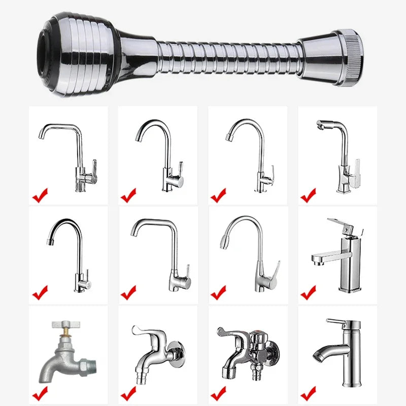 Nestlyra 360° Dual-Mode Faucet Extender