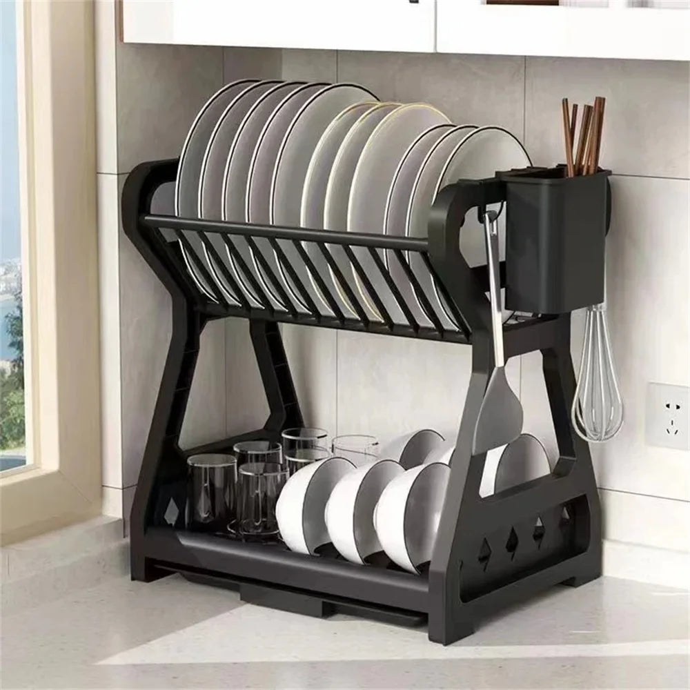 Nestlyra 2-Tier Dish & Bowl Storage Rack